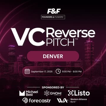 Cover Image for Founders & Funders: DEN VC Reverse Pitch