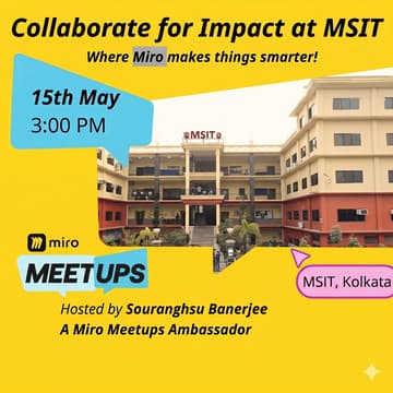 Cover Image for Collaborate for Impact at MSIT: A Miro Workshop for Future Innovators