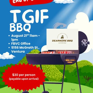 Cover Image for TGIF End of Summer BBQ