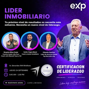 Cover Image for 🔥 TU PRÓXIMO NIVEL DE RESULTADOS EMPIEZA CON TU PRÓXIMO NIVEL DE LIDERAZGO