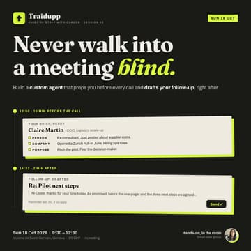 Cover Image for Build Your Own Assistant: Never Walk Into A Meeting Blind