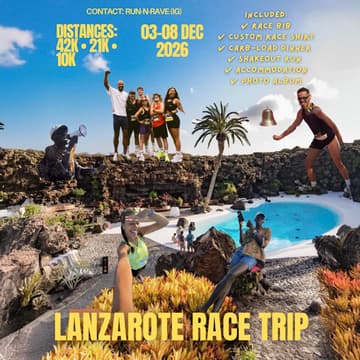 Cover Image for RUN-N-RAVE AROUND THE WORLD - LANZAROTE RACE TRIP