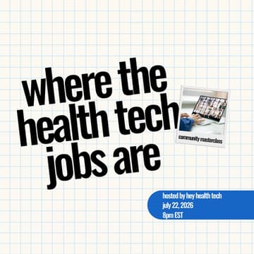 Cover Image for Where the health tech jobs are