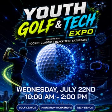 Cover Image for Youth Tech and Golf Expo, presented by Rocket Classic and Black Tech Saturdays