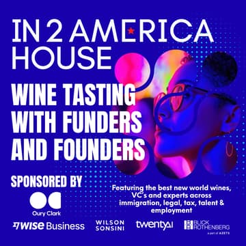 Cover Image for In2America House - Wine Tasting for Funders and Founders. Sponsored by Oury Clark