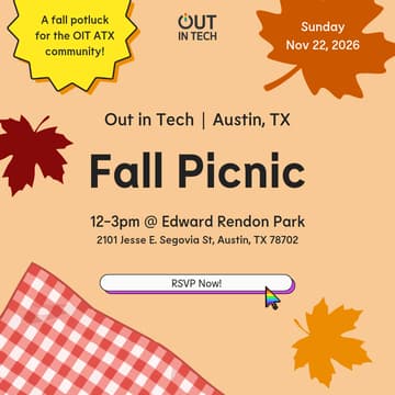 Cover Image for Out in Tech 🌈 Fall Picnic