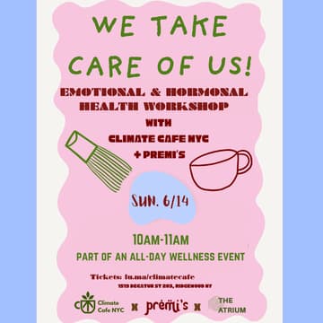 Cover Image for Climate Cafe and Hormonal Health Workshop