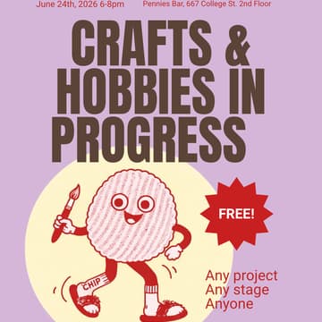 Cover Image for Crafts & Hobbies in Progress