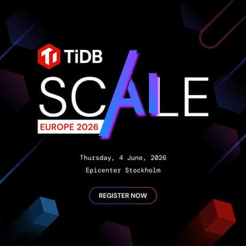 Cover Image for TiDB SCaiLE Europe 2026