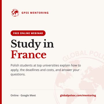 Cover Image for Studia we Francji– Webinar GPSS