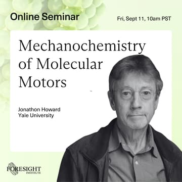 Cover Image for Jonathon Howard | Mechanochemistry of Molecular Motors