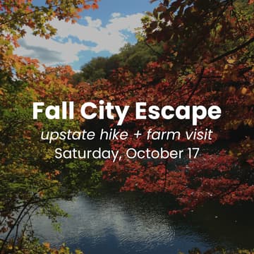 Cover Image for Fall City Escape - upstate hike + farm visit
