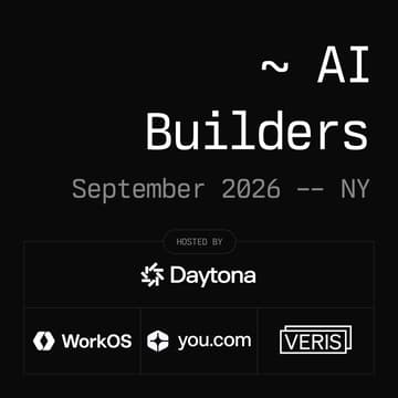 Cover Image for Daytona AI Builders - NYC, September 2026