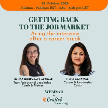 Cover Image for Getting Back to the Job Market: Acing the interview after a career break