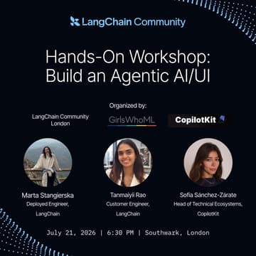 Cover Image for Hands-On Workshop — Build an Agentic Application with LangChain & CopilotKit