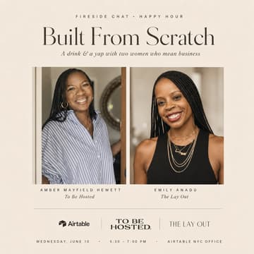Cover Image for Built From Scratch: A Drink & A Yap with Two Women Who Mean Business