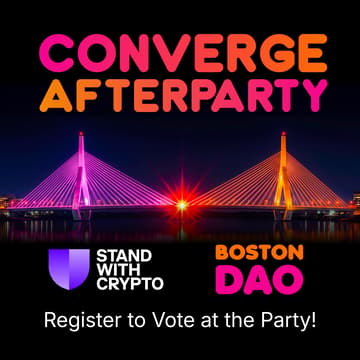 Cover Image for Converge Afterparty by Stand with Crypto & Boston DAO