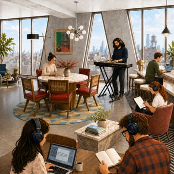 Cover Image for Coworking Day + Live Focus Music @ The Malin Williamsburg • Focus Lab