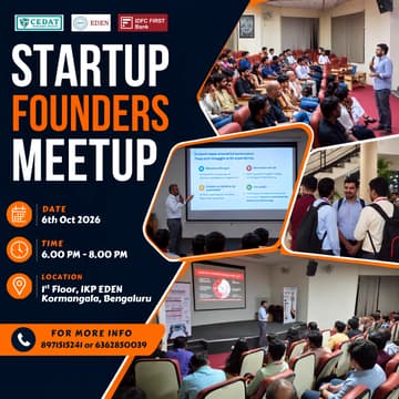 Cover Image for Startup Founders Meetup by CEDAT