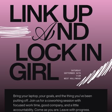 Cover Image for Link Up & Lock In