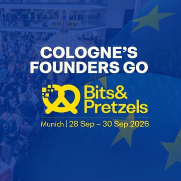 Cover Image for Cologne's founders go Bits & Pretzels 2026