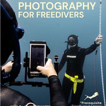 Cover Image for Underwater Photography for Freedivers (Open Water with Boat Included!)