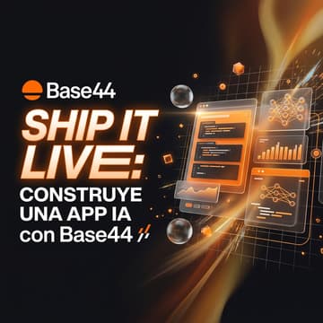 Cover Image for SHIP IT LIVE: Construye una app IA con Base44