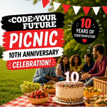 Cover Image for CodeYourFuture Glasgow 10th Anniversary Celebration - Community Picnic