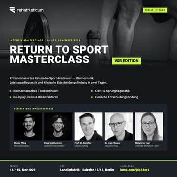 Cover Image for rehathleticum MASTERCLASS RTS nach VKB-Verletzungen