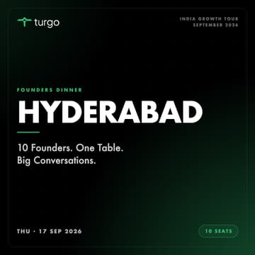 Cover Image for Turgo Founders Dinner — Hyderabad