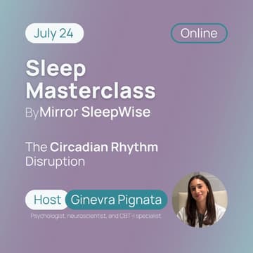 Cover Image for Sleep Masterclass: The Circadian Rhythm Disruption