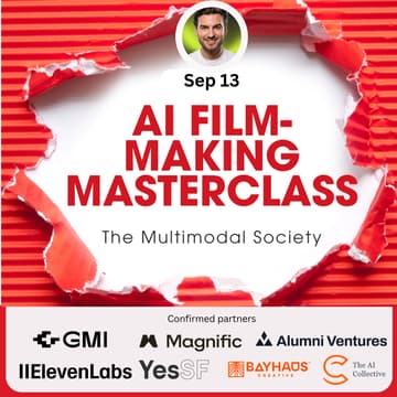Cover Image for AI Filmmaking Masterclass + Hackathon