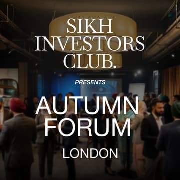 Cover Image for Sikh Investors Club - Autumn Forum