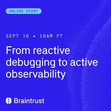 Cover Image for Online event: From reactive debugging to active observability