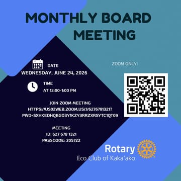 Cover Image for ECO Rotary of Kaka'ako Board Meeting