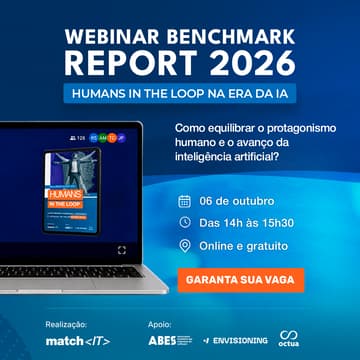 Cover Image for Webinar Benchmark Report: Humans In The Loop na Era da IA