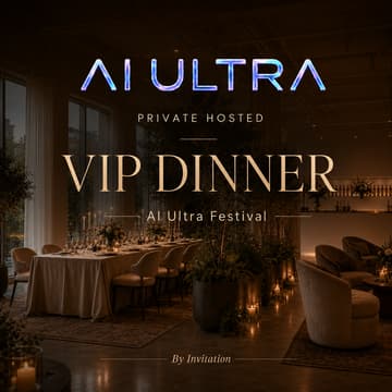Cover Image for Private VIP Dinner: "AI East VS West"