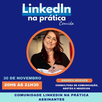 Cover Image for 8º LinkedIn na Prática convida - Novembro