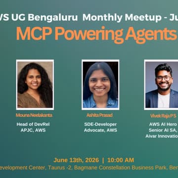 Cover Image for AWS Meetup June - MCP Powering Agents