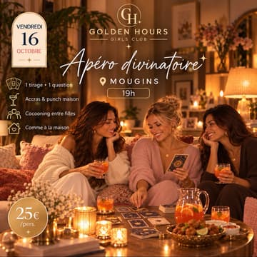 Cover Image for Les Vendredis Golden Hours ✨ — Apéro divinatoire entre filles