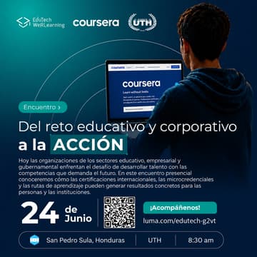 Cover Image for Del reto educativo y corporativo a la acción: Coursera y EduTech para los sectores educativo, empresarial y gubernamental.