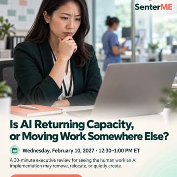 Cover Image for Is AI Returning Capacity, or Moving Work Somewhere Else?