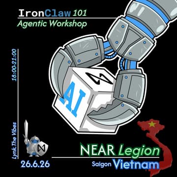 Cover Image for NEAR Legion Vietnam: IronClaw 101 [Agentic Workshop]