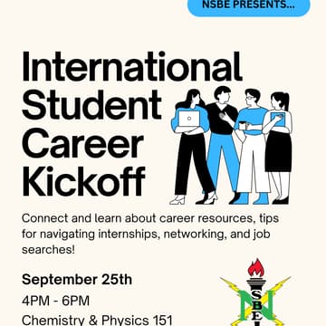 Cover Image for International Student Career Kickoff