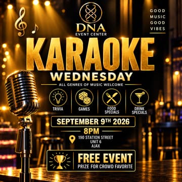 Cover Image for KARAOKE WEDNESDAYS