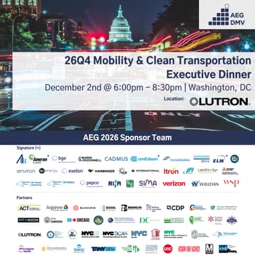 Cover Image for 26Q4 DMV Executive Dinner: Mobility & Clean Transportation