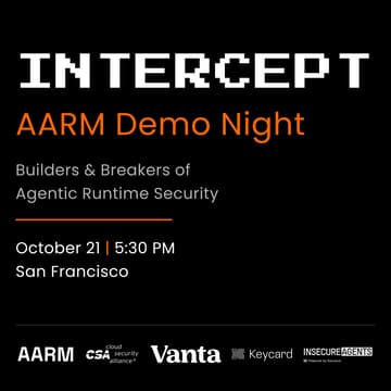 Cover Image for AARM Intercept Demo Night