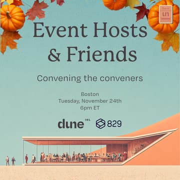 Cover Image for Event Hosts & Friends | 006