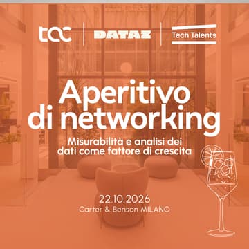 Cover Image for Aperitivo di networking | TAC x TechTalents & Dataz