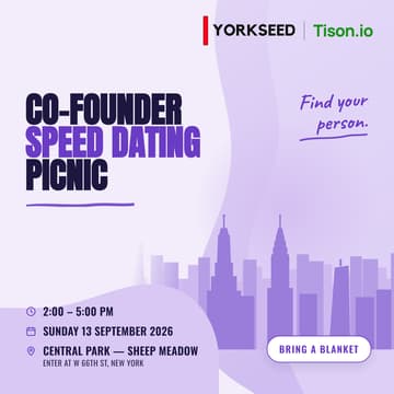 Cover Image for Co-Founder Speed Dating Picnic